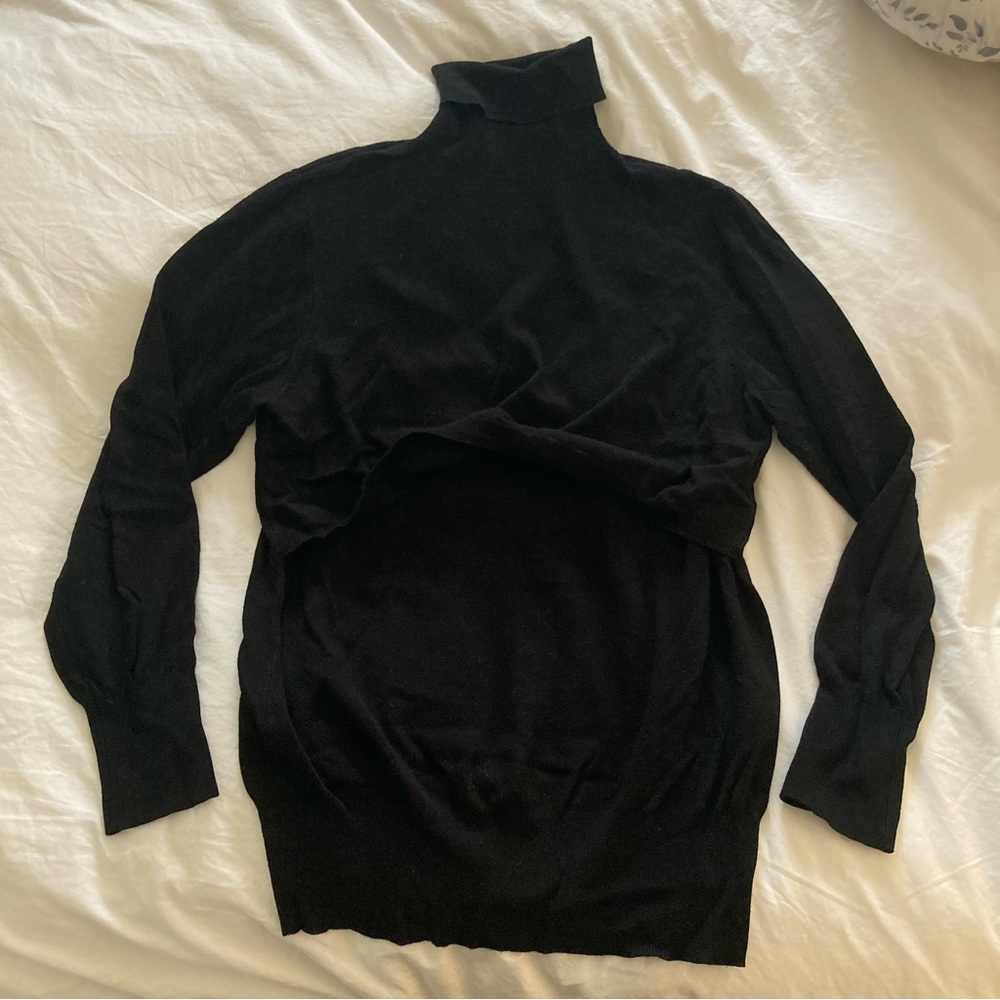 Kindred Bravely Nursing Panel Turtleneck Sweater